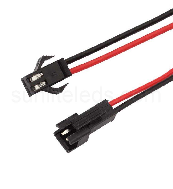 Red Black Terminal Connector Cable with 15CM 2 Pin