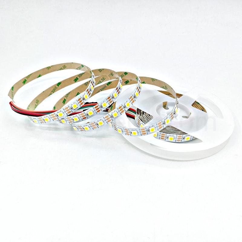 10mm White individually controlled SK6812 LED strip 5V
