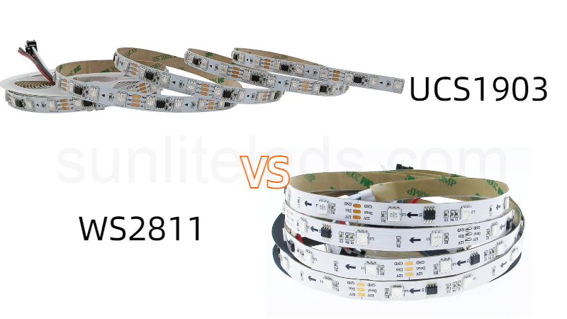 UCS1903 vs WS2811 led strip