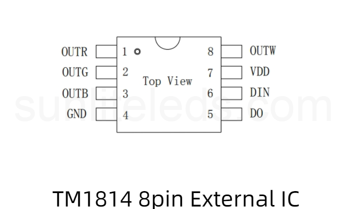 TM1814 8pin External IC