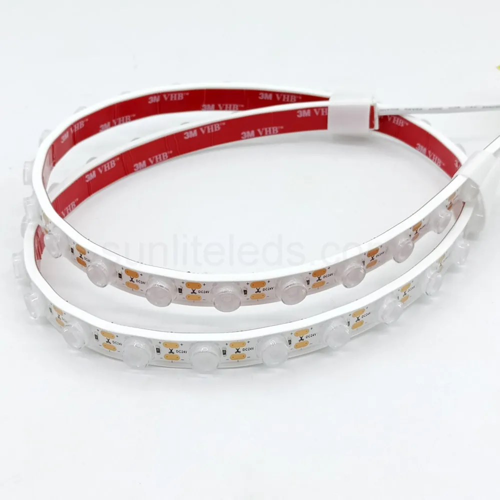 30X45 Degree Beam Angle IP65 Flexible LED Strip With Lens 14X9mm 1