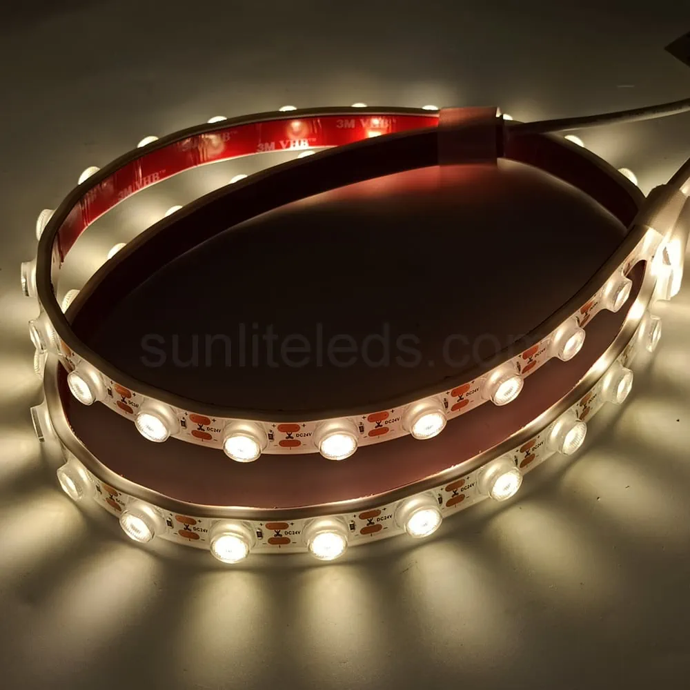 30X45 Degree Beam Angle IP65 Flexible LED Strip With Lens 14X9mm 6