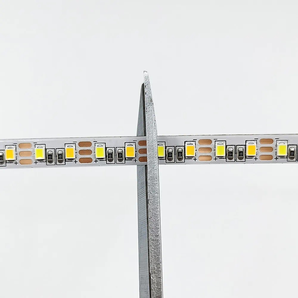 8mm 120led 12V 2835 CCT Mini Cuttable LED Strip 2