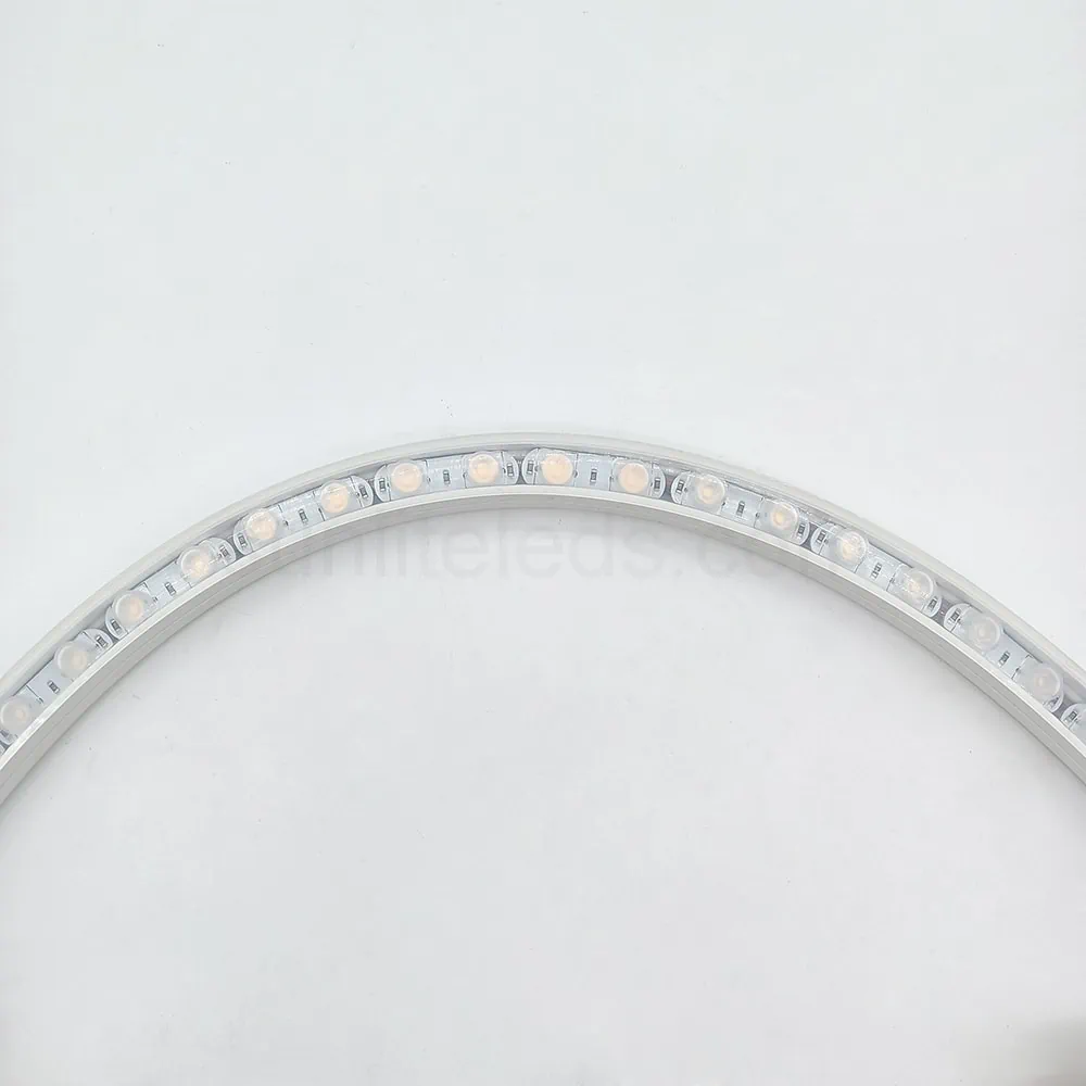 Warm White IP65 Flex LED Linear Strip With Lens 17X17mm 3