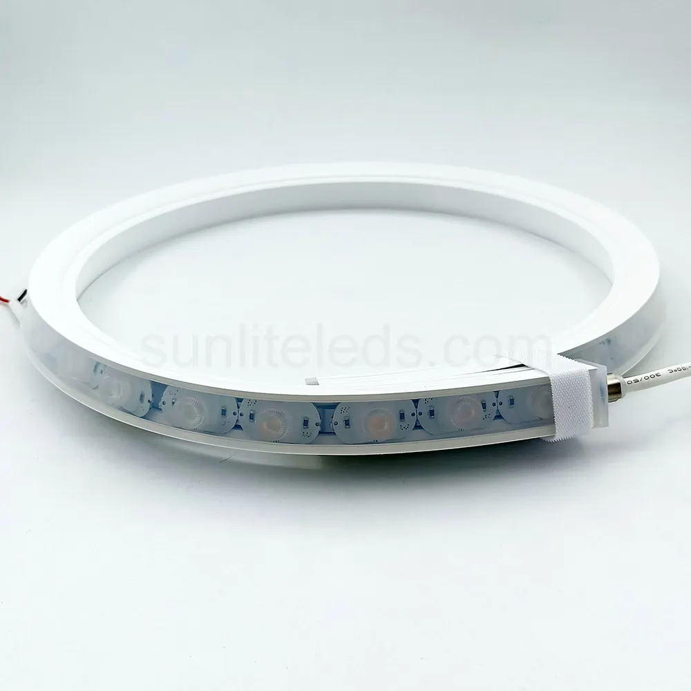White Color Flexible LED Wall Washer Fixture 23X23mm 1