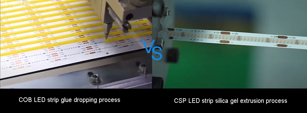 cob led strip vs csp led strip production process