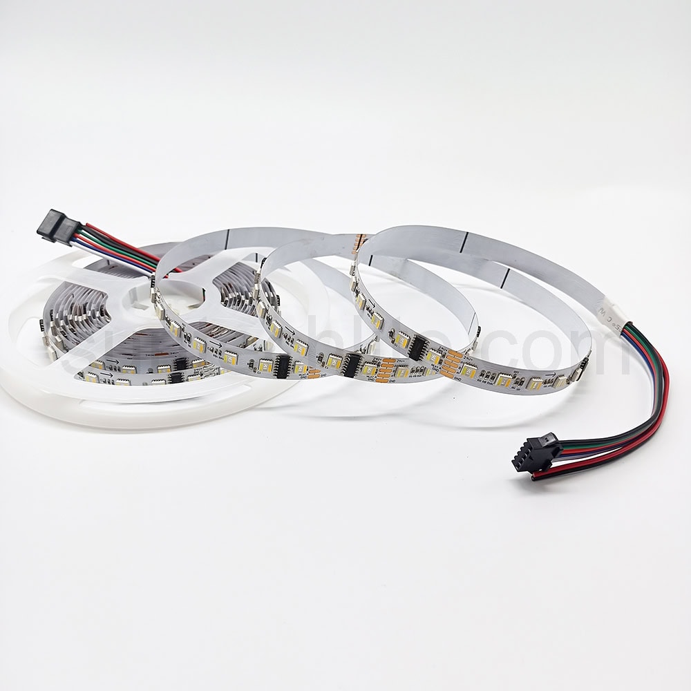 RGBWW DMX UCS512G6 24V 72leds RGBWW Addressable LED Strip 4